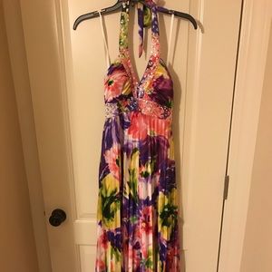 Floral formal dress